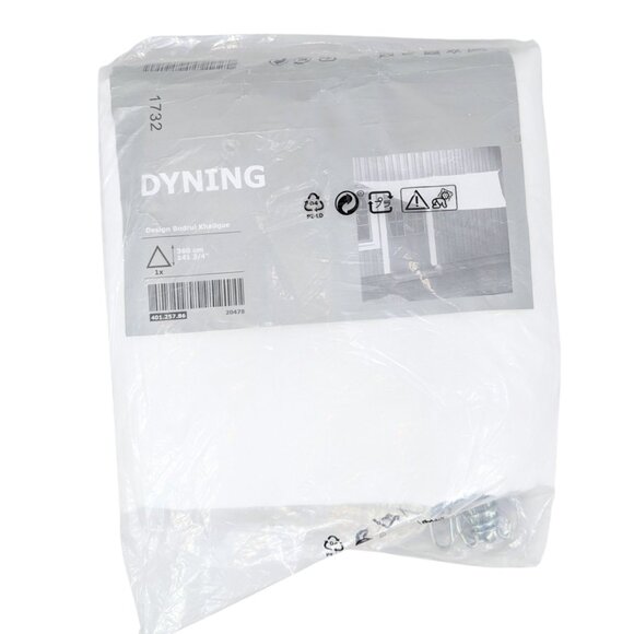 Ikea NWT DYNING White Polyester Large Wedge-Shaped Canopy Sun Shade 11' x 13' - Picture 5 of 8